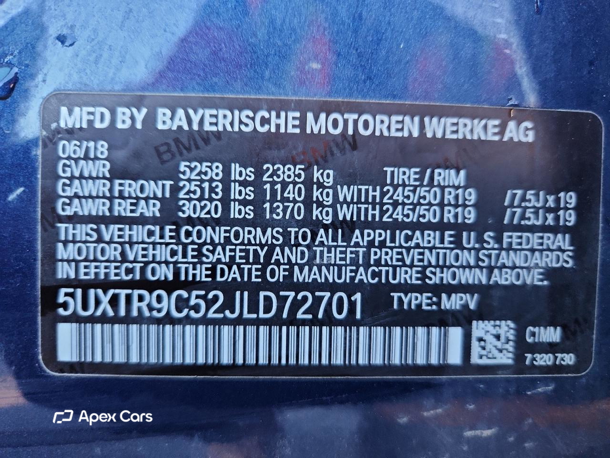 BMW X3 2018