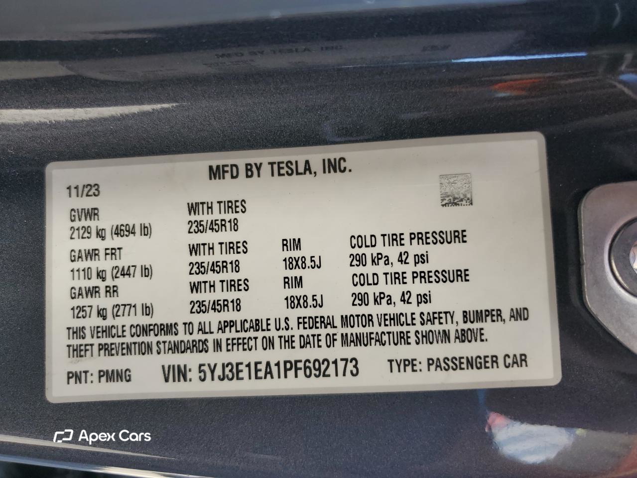 Tesla Model 3 2023