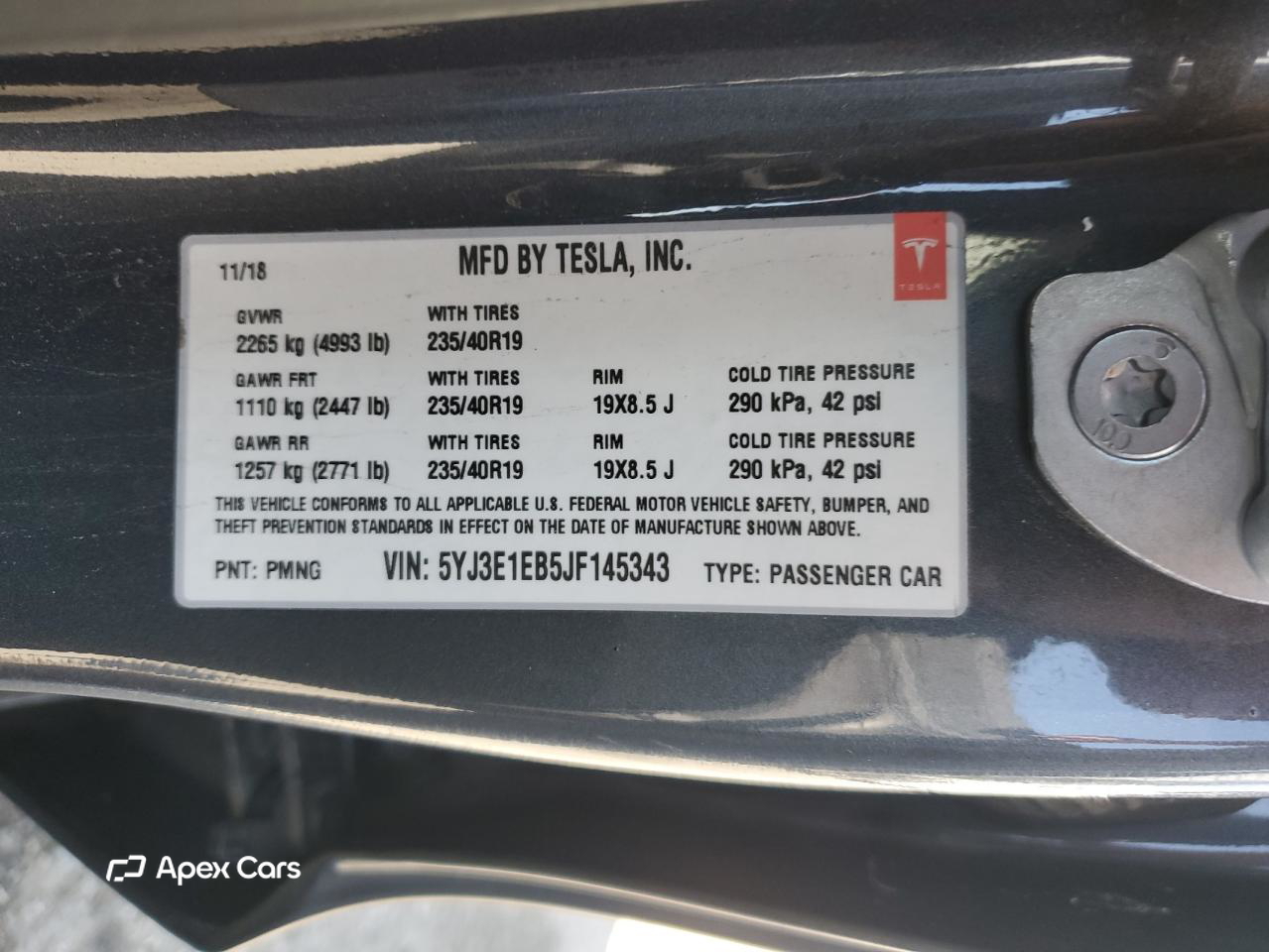 Tesla Model 3 2018