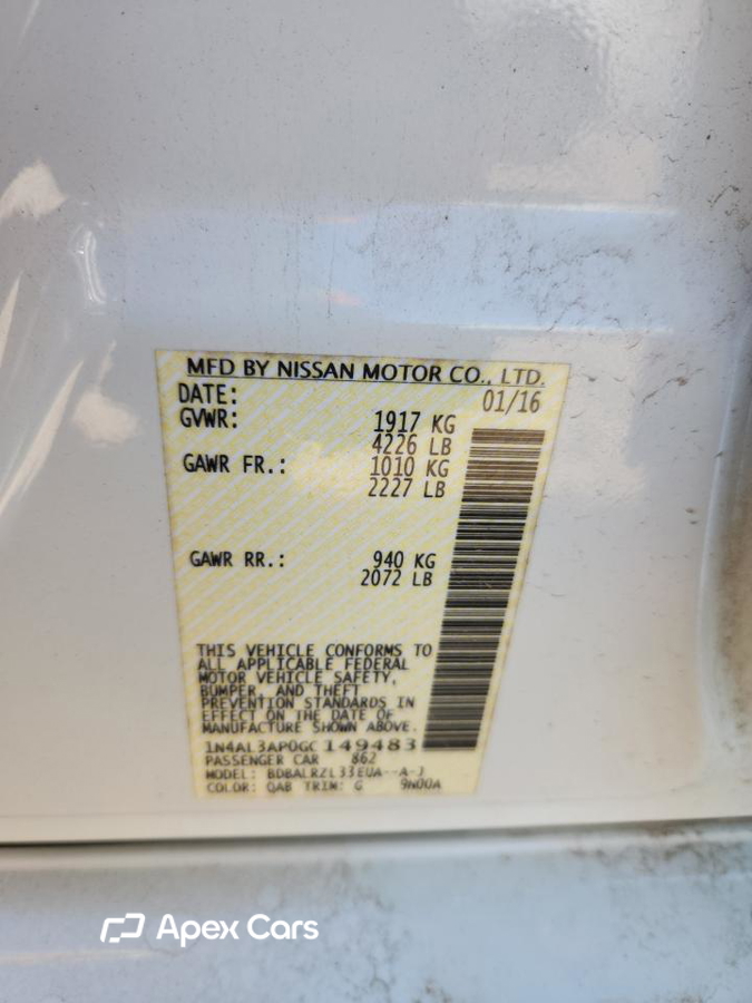Nissan Altima 2016
