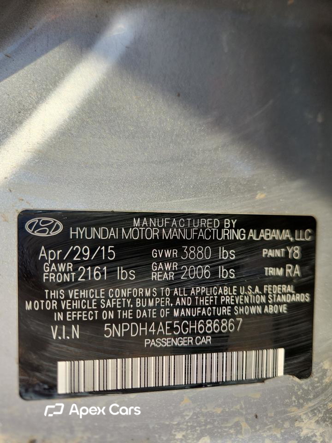 Hyundai Elantra 2016