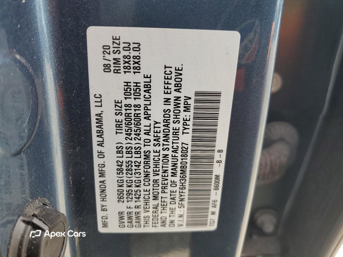 Honda Pilot 2021
