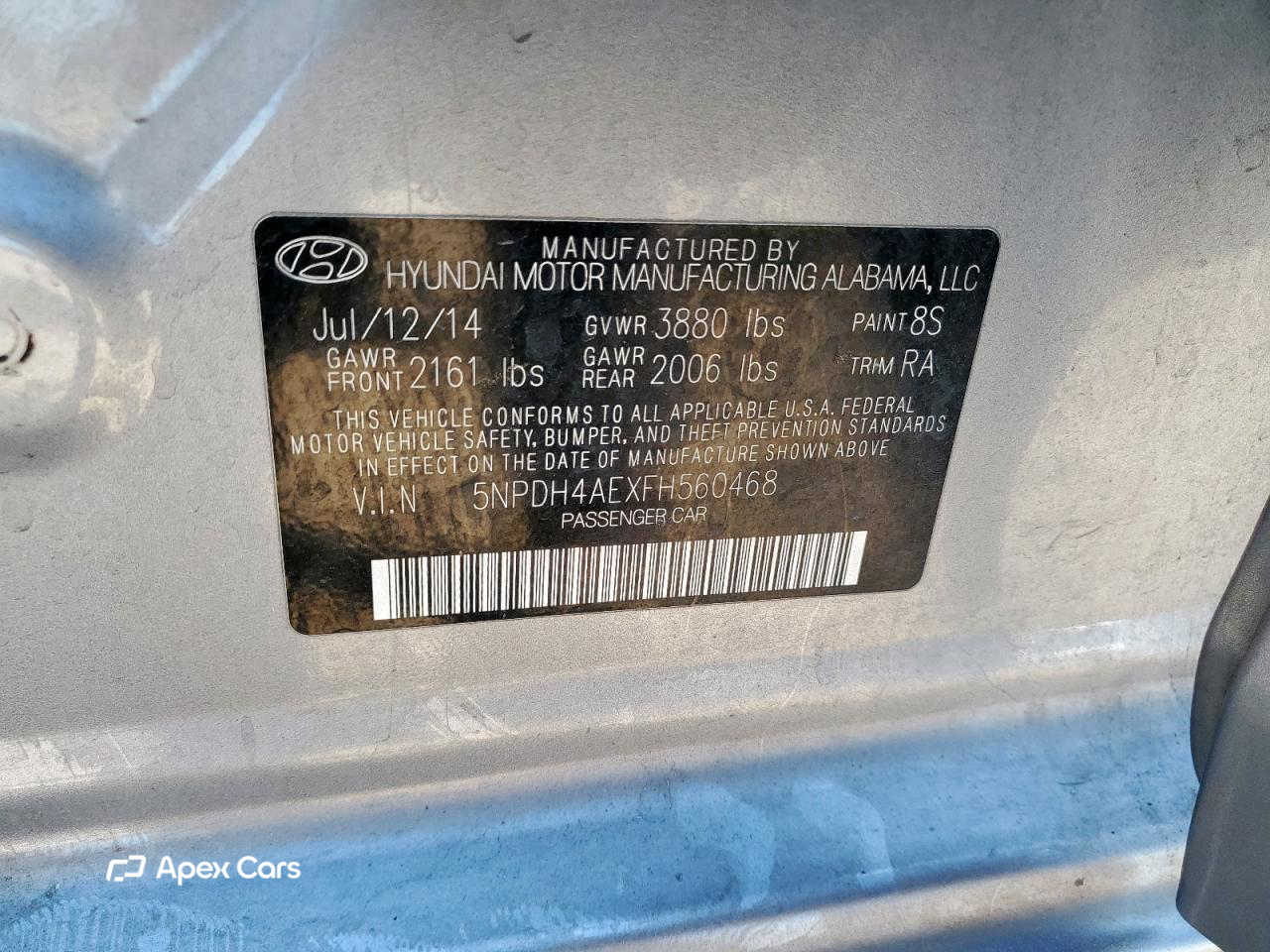 Hyundai Elantra 2015
