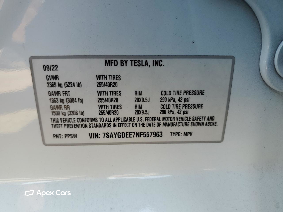Tesla Model Y 2022