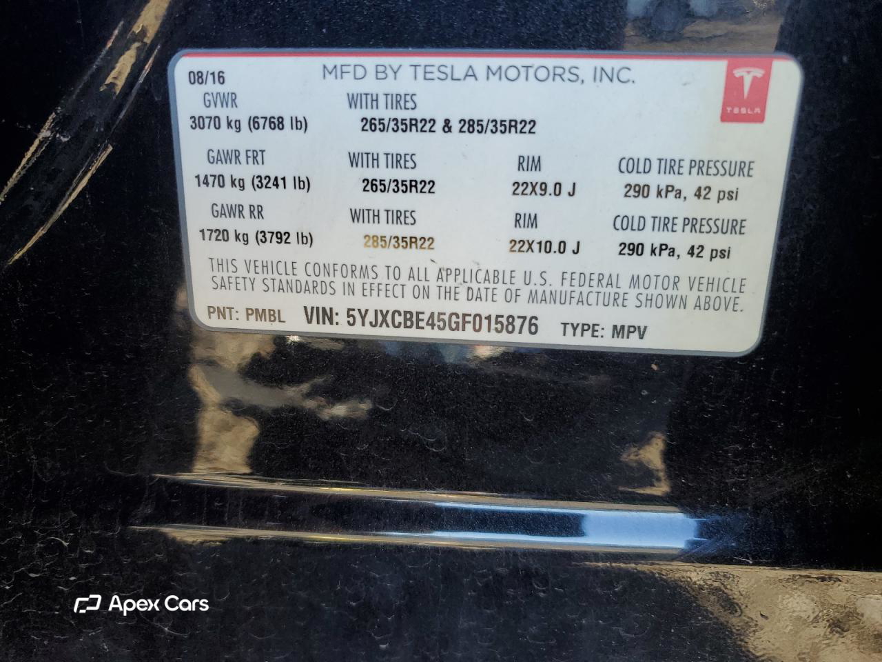Tesla Model X 2016