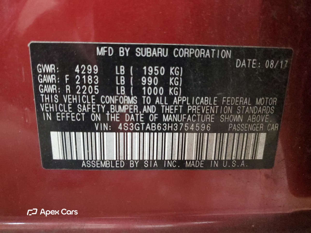 Subaru Impreza 2017