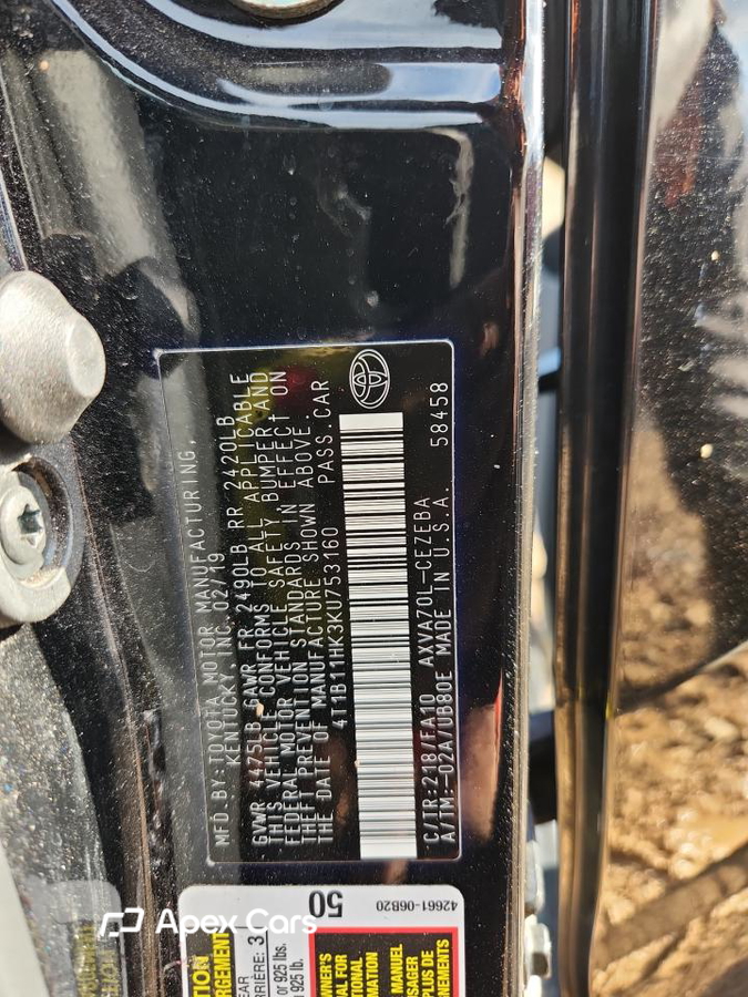 Toyota Camry 2019