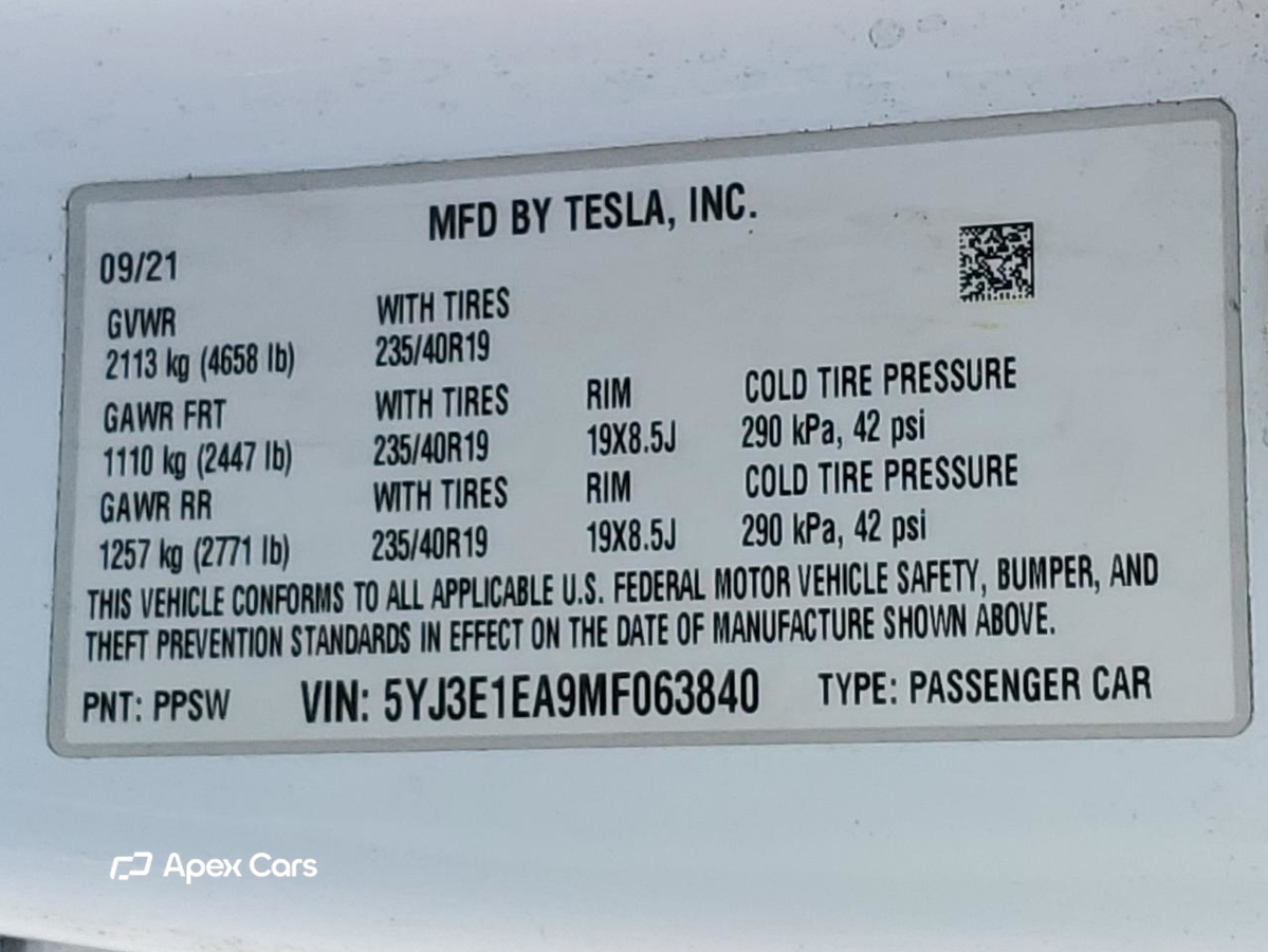 Tesla Model 3 2021