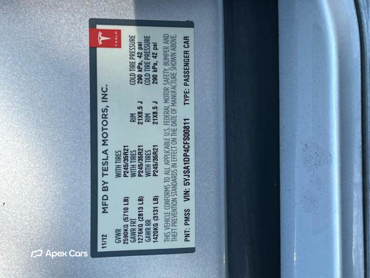 Tesla Model S 2012