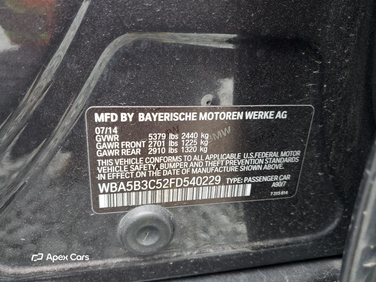 BMW Series 5 2015