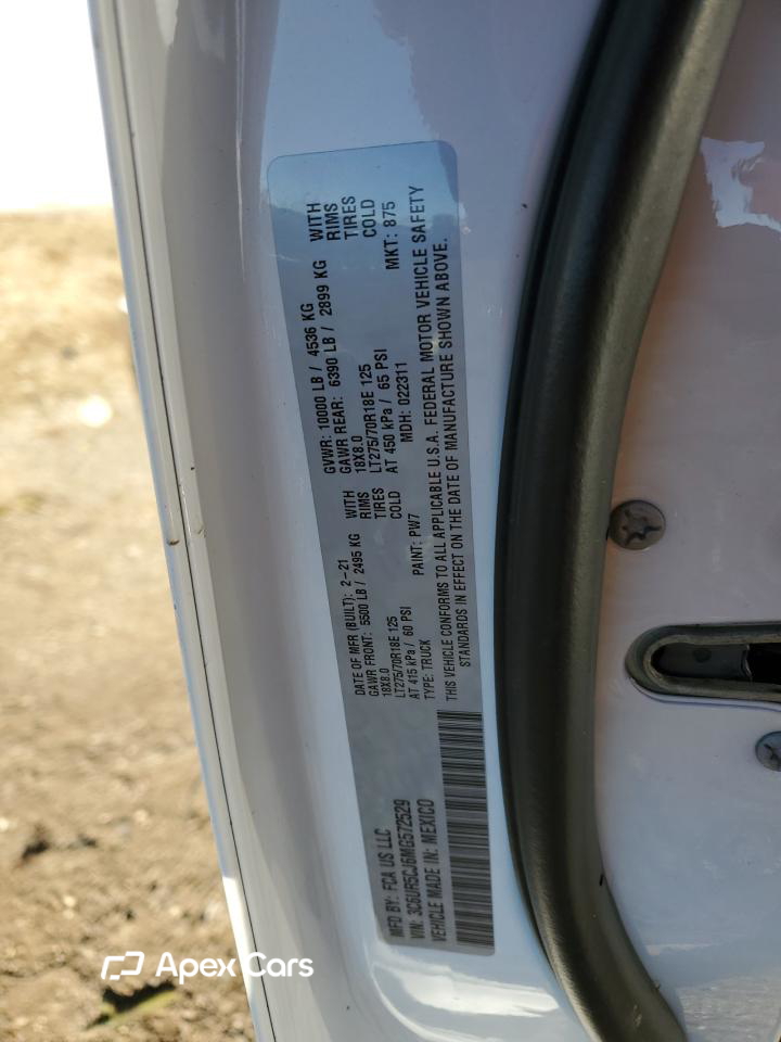 RAM 2500 2021