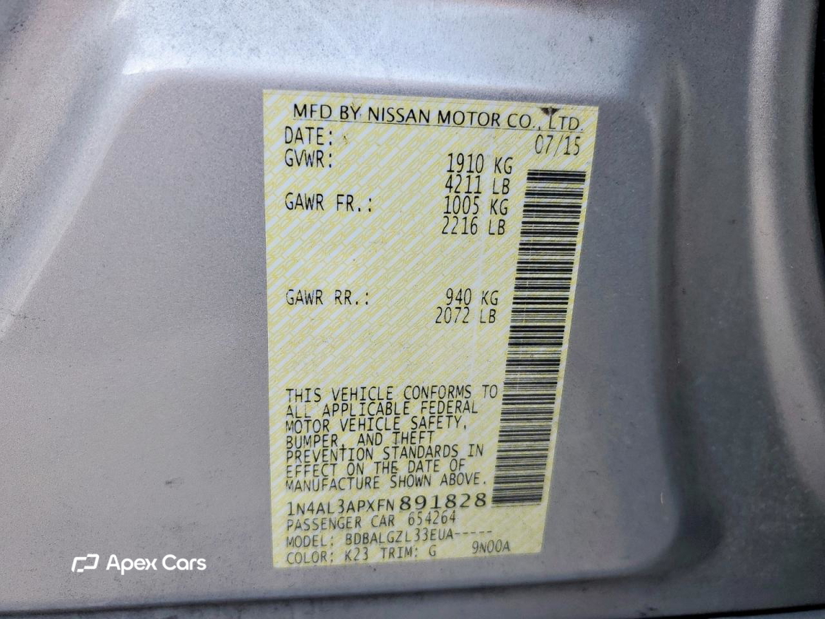 Nissan Altima 2015