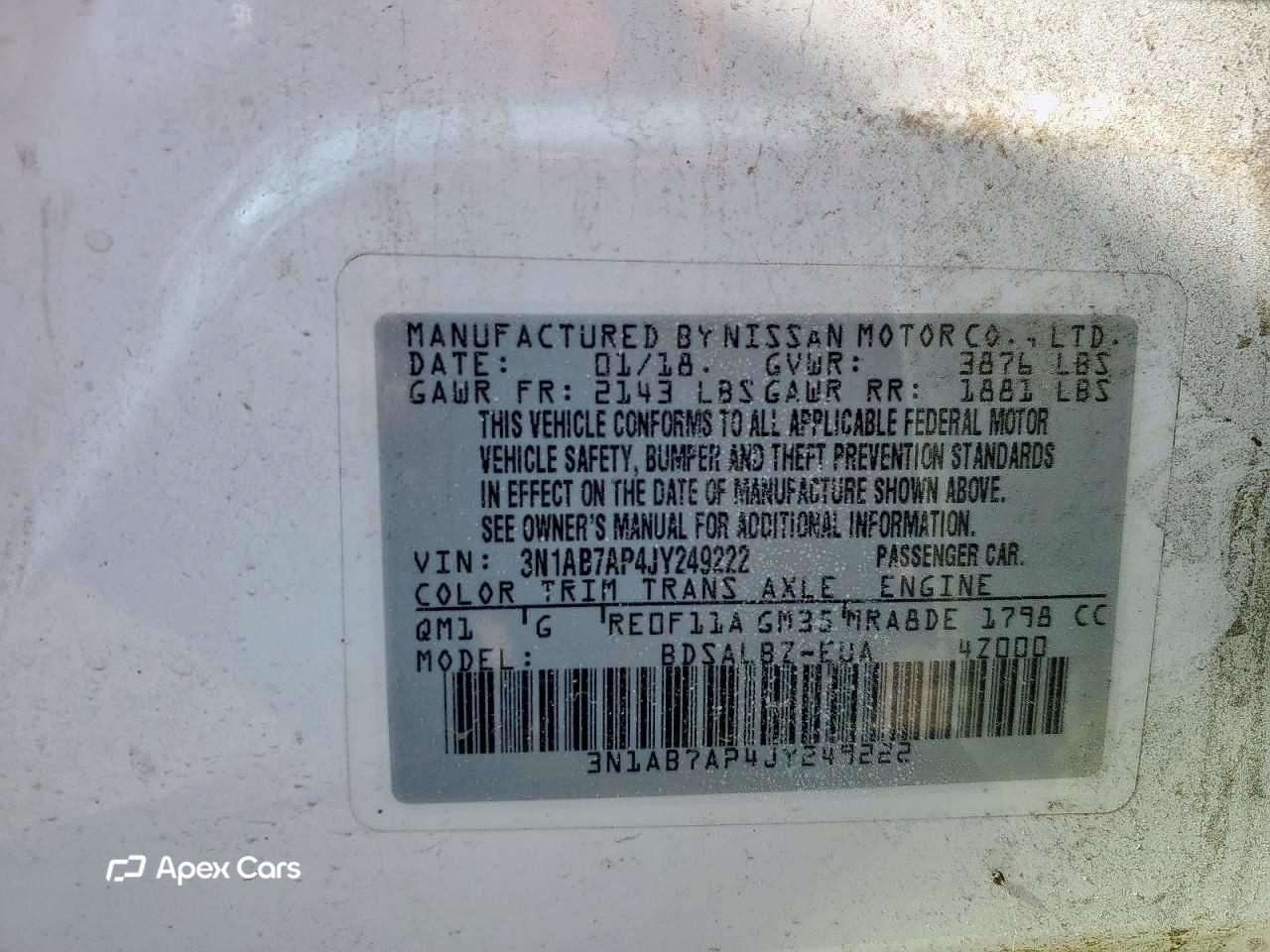 Nissan Sentra 2018