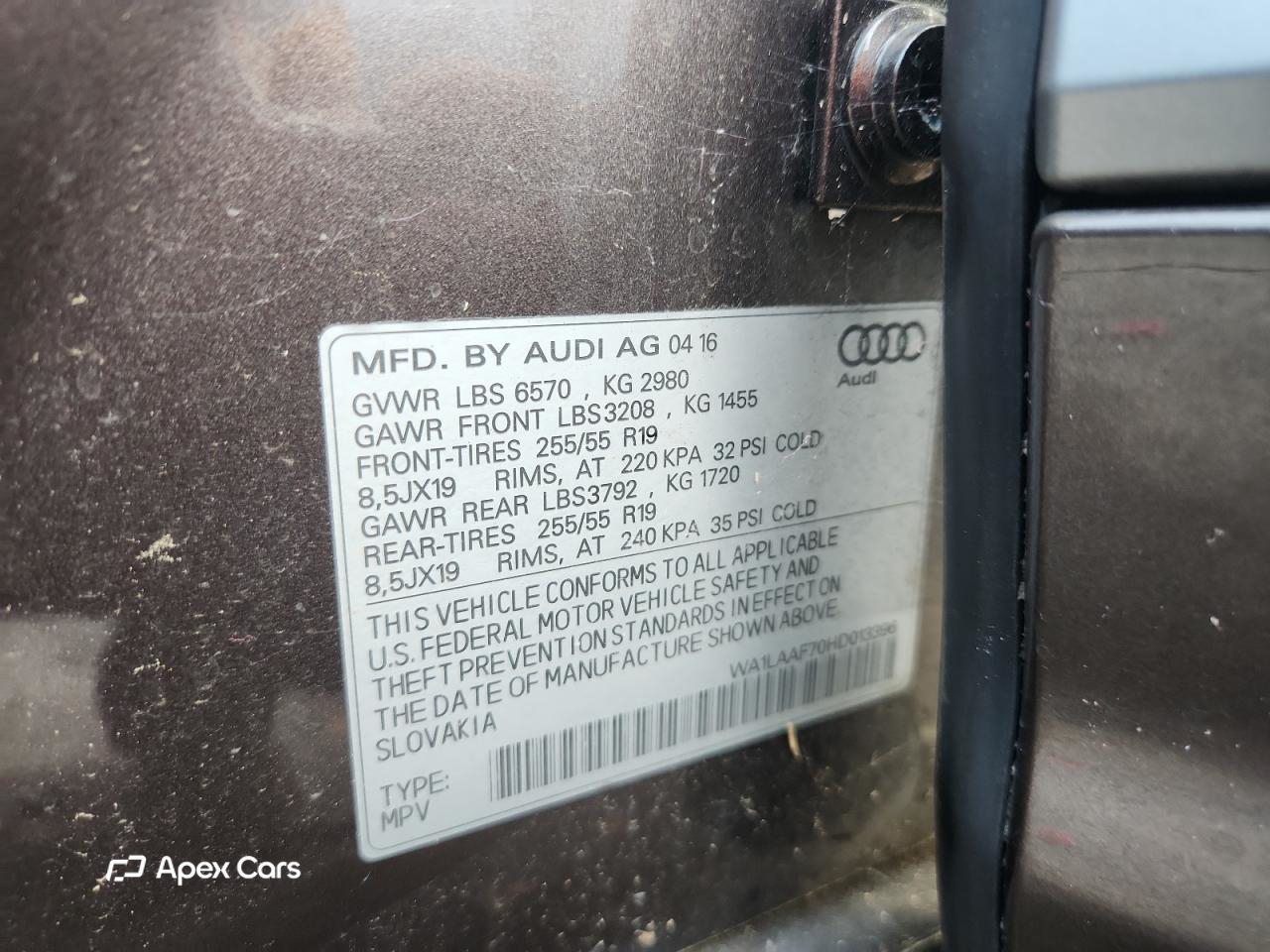 Audi Q7 2017