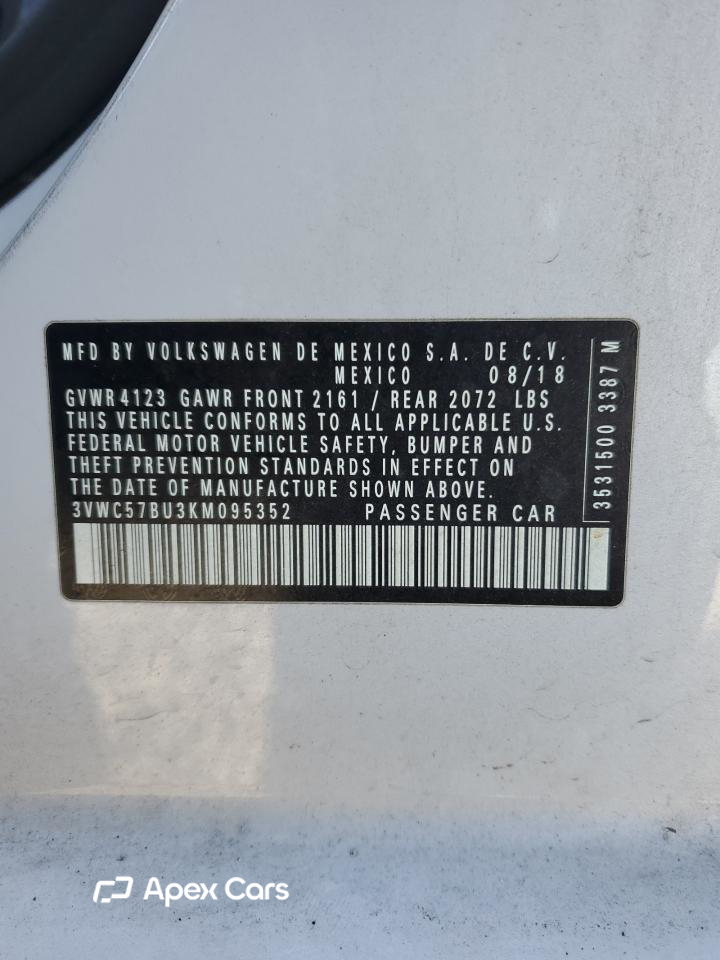Volkswagen Jetta 2019