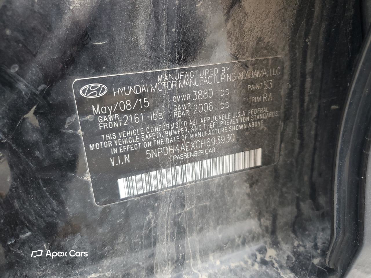 Hyundai Elantra 2016