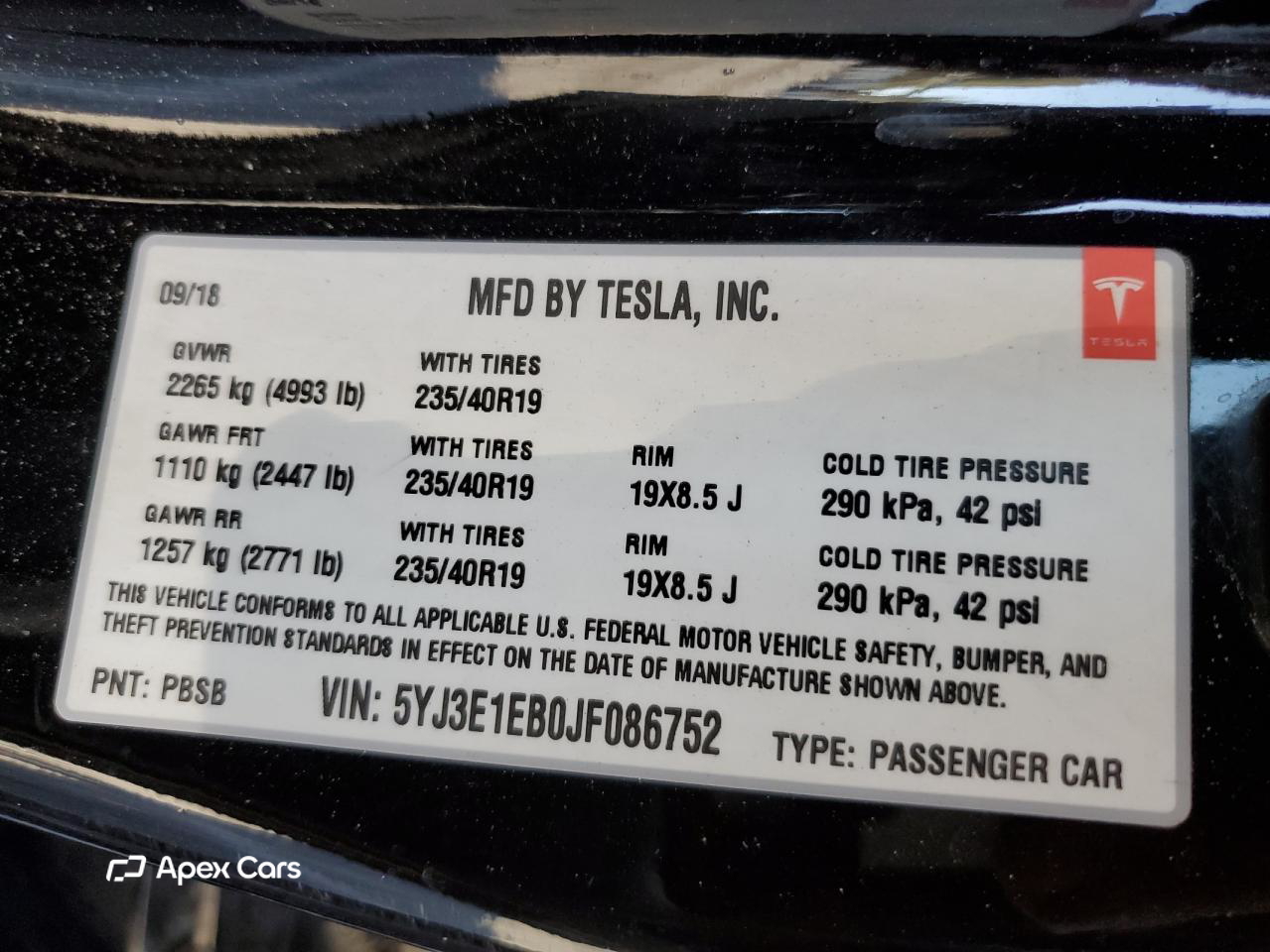Tesla Model 3 2018