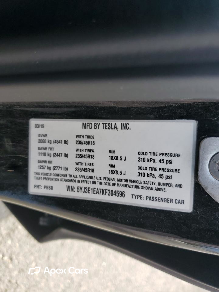 Tesla Model 3 2019