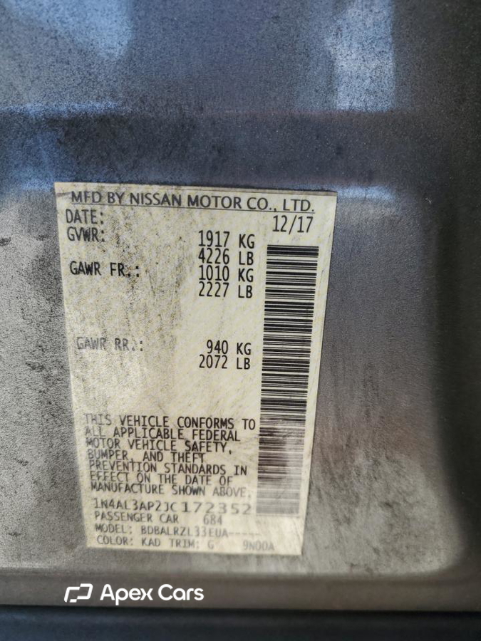 Nissan Altima 2018