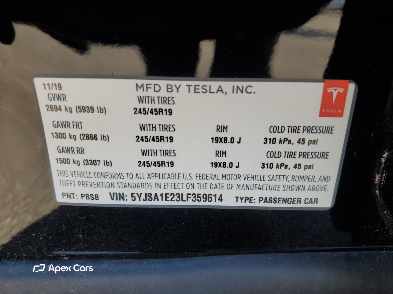 Tesla Model S 2020