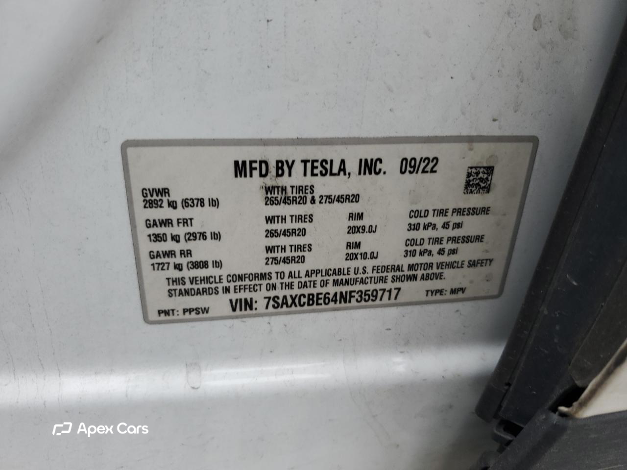 Tesla Model X 2022