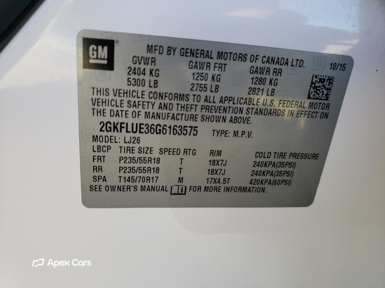 GMC Terrain 2016