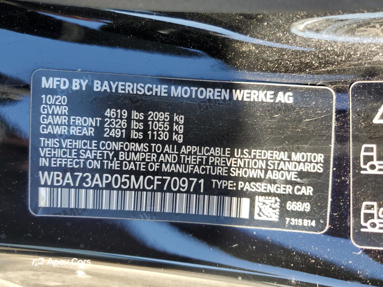 BMW Series 4 2021