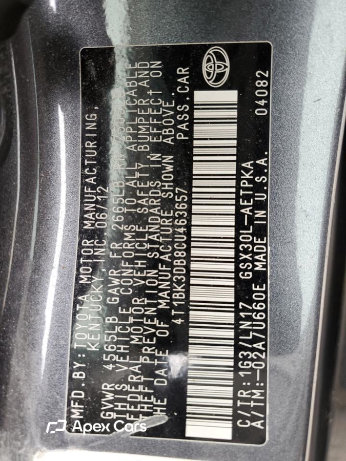 Toyota Avalon 2012