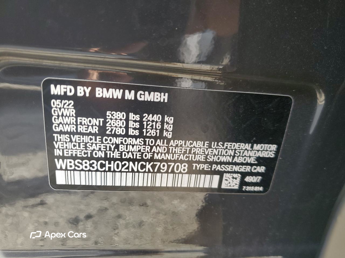 BMW M5 2022