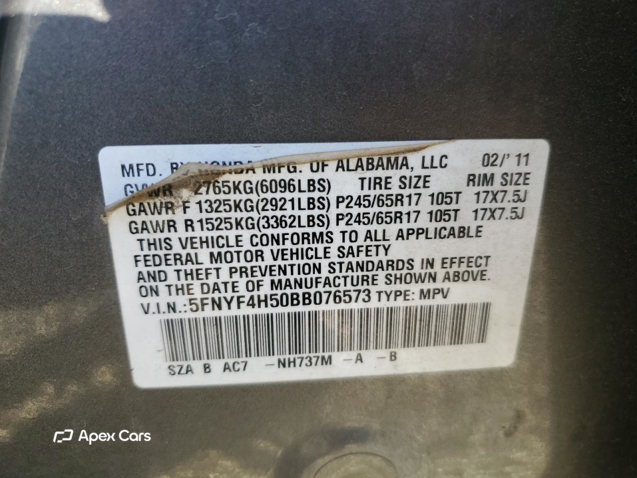 Honda Pilot 2011