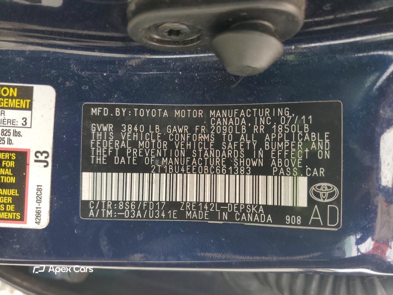 Toyota Corolla 2011