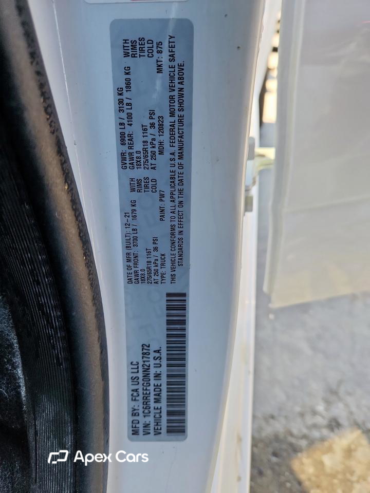 RAM 1500 2022