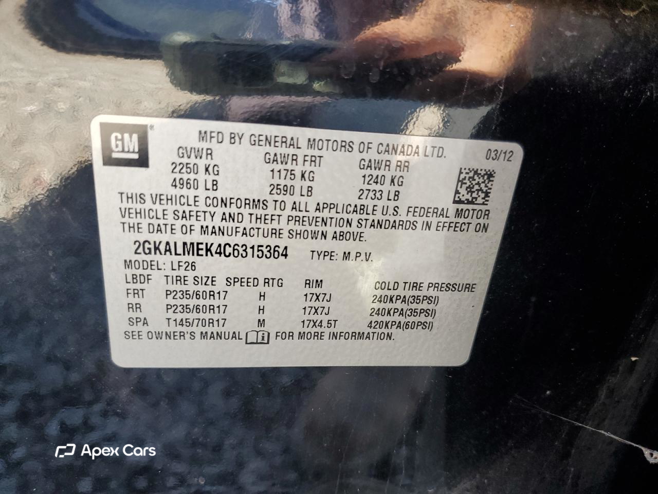 GMC Terrain 2012