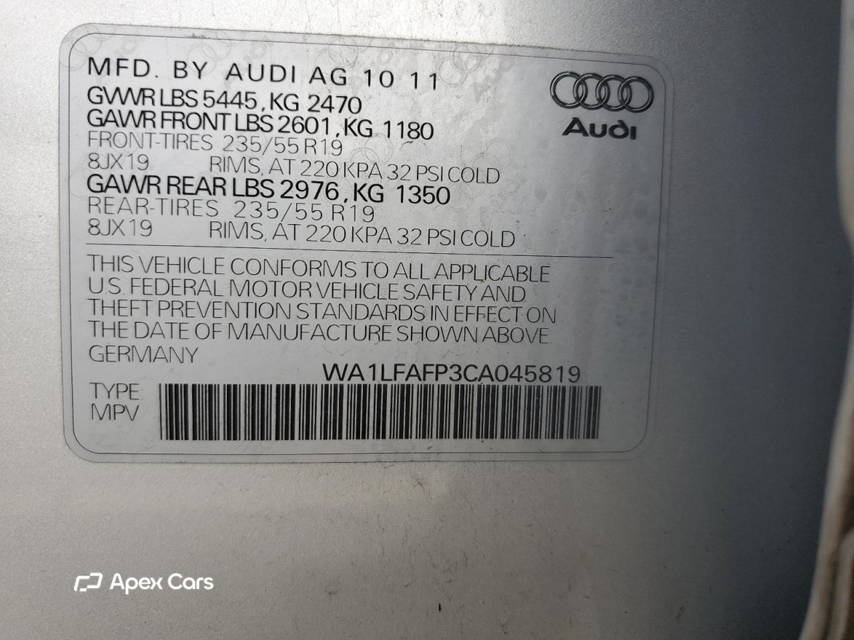 Audi Q5 2012