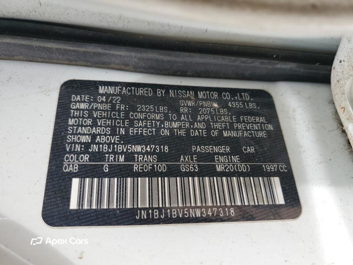 Nissan Rogue 2022