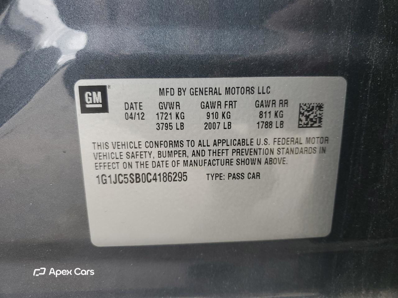 Chevrolet Sonic 2012