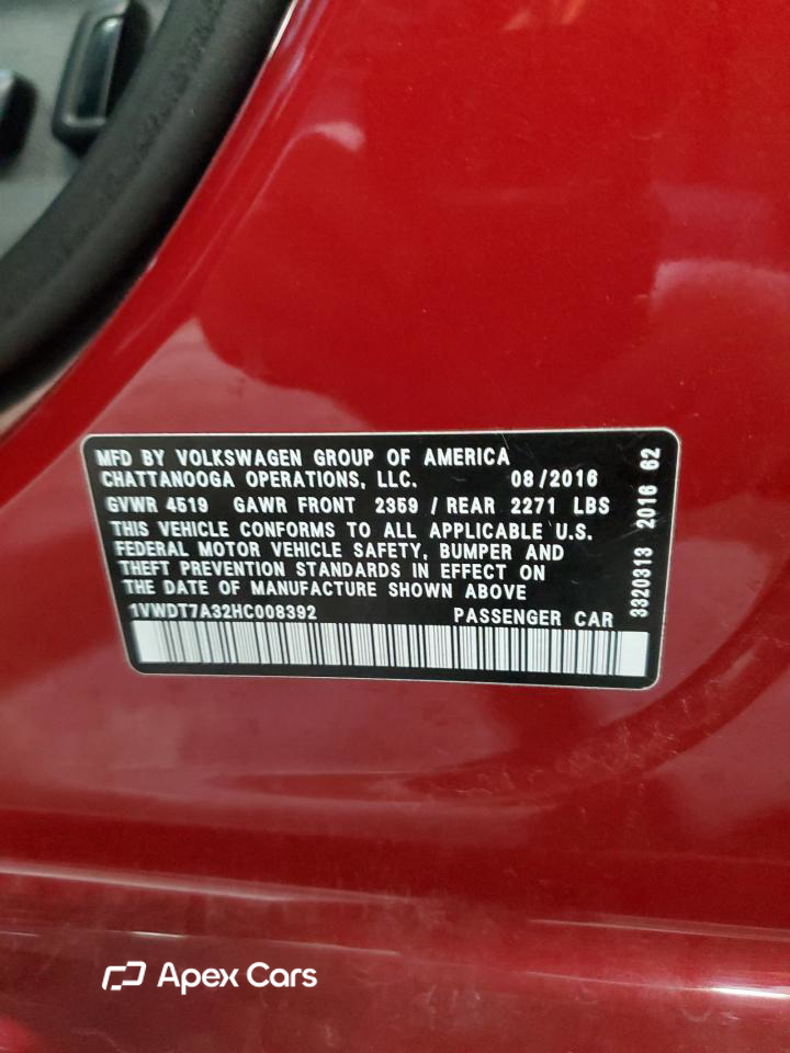 Volkswagen Passat 2017