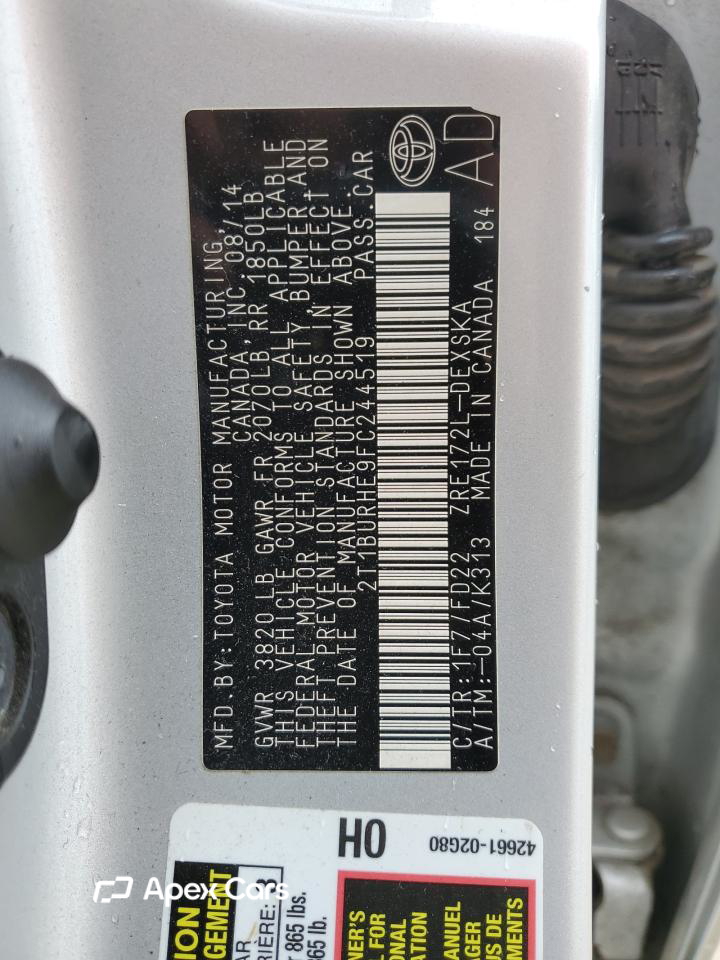 Toyota Corolla 2015