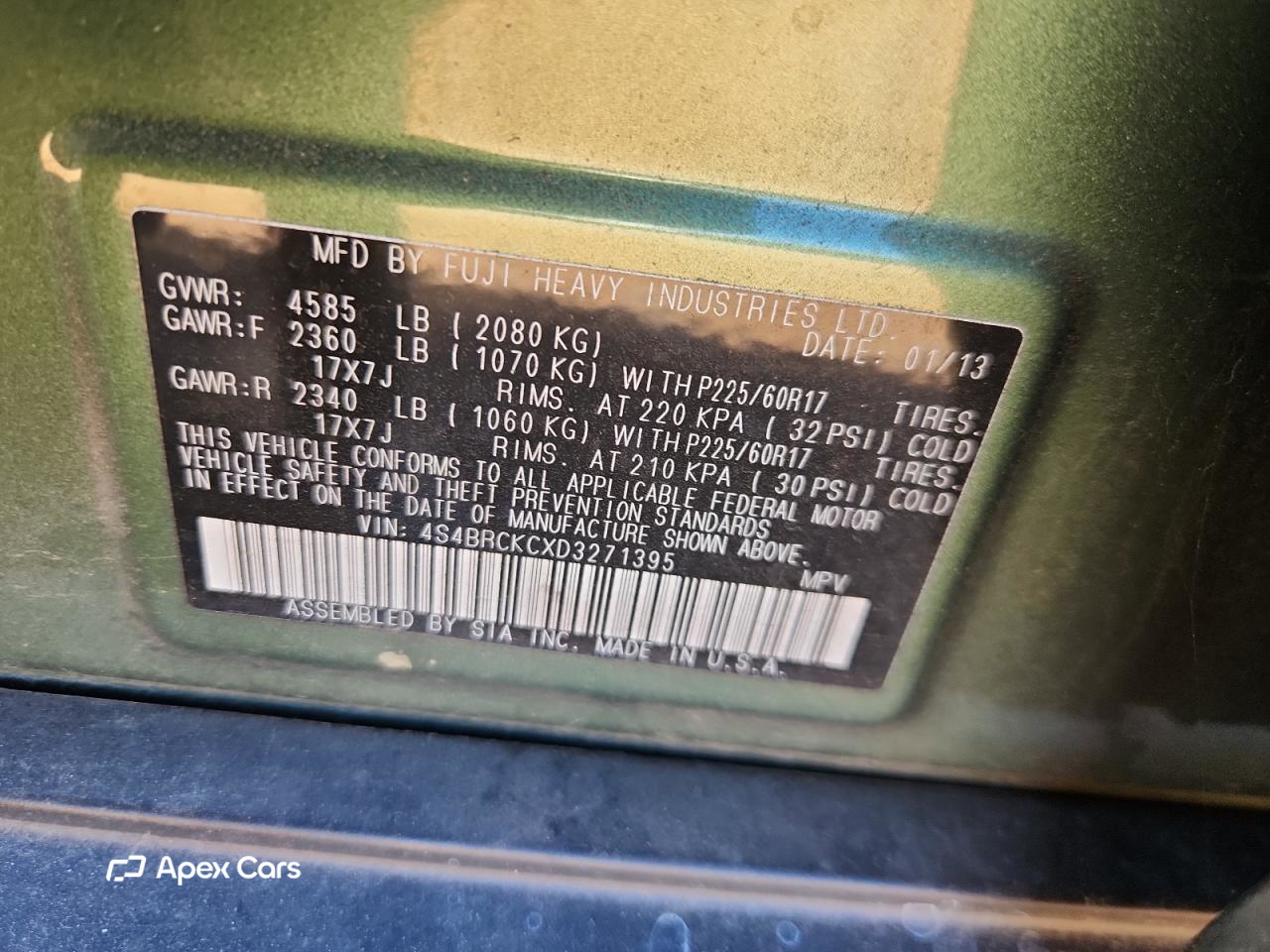 Subaru Outback 2013