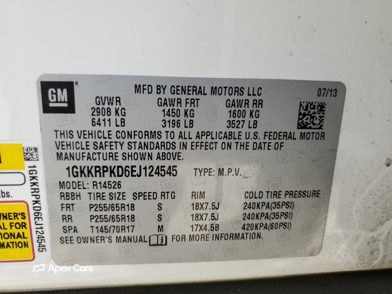 GMC Acadia 2014