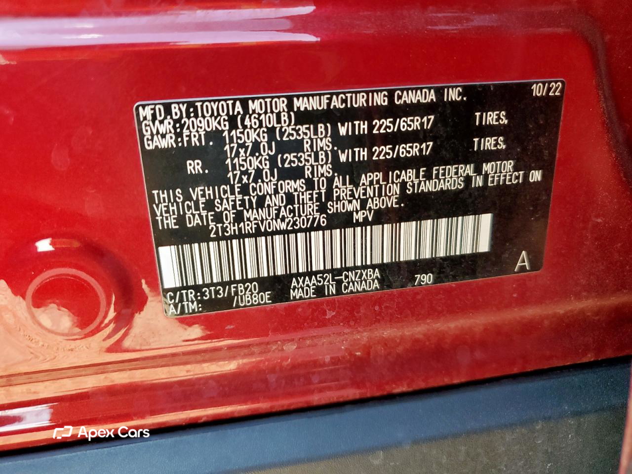 Toyota RAV 4 2022