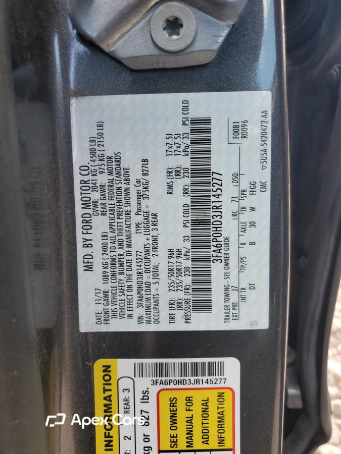 Ford Fusion 2018