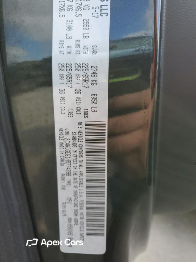 Dodge Caravan 2017