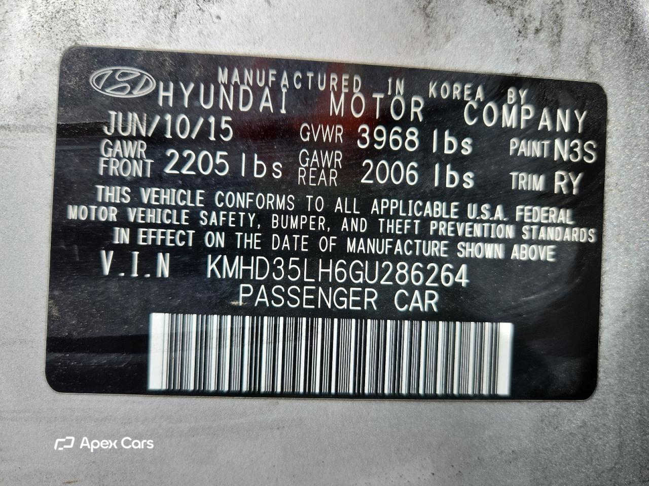 Hyundai Elantra 2016