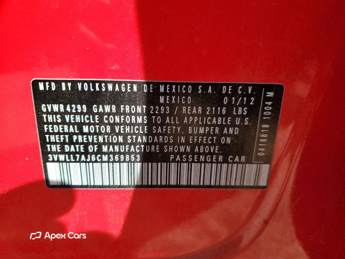 Volkswagen Jetta 2012