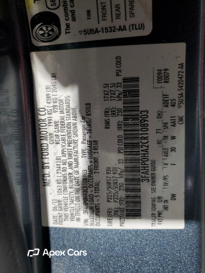 Ford Fusion 2012