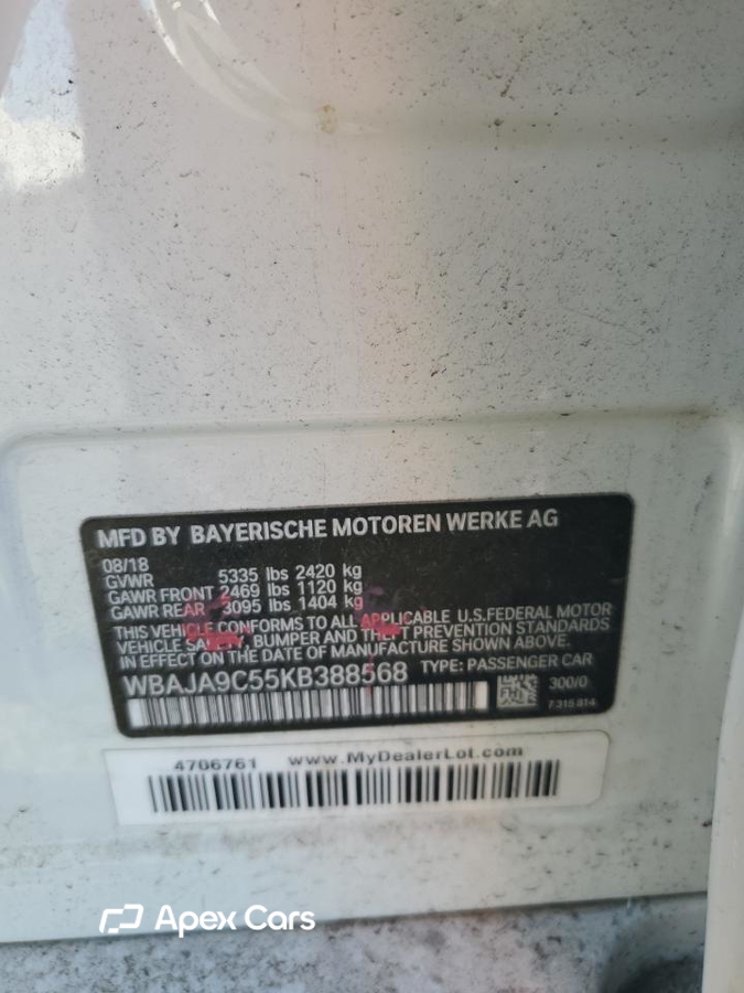 BMW Series 5 2019