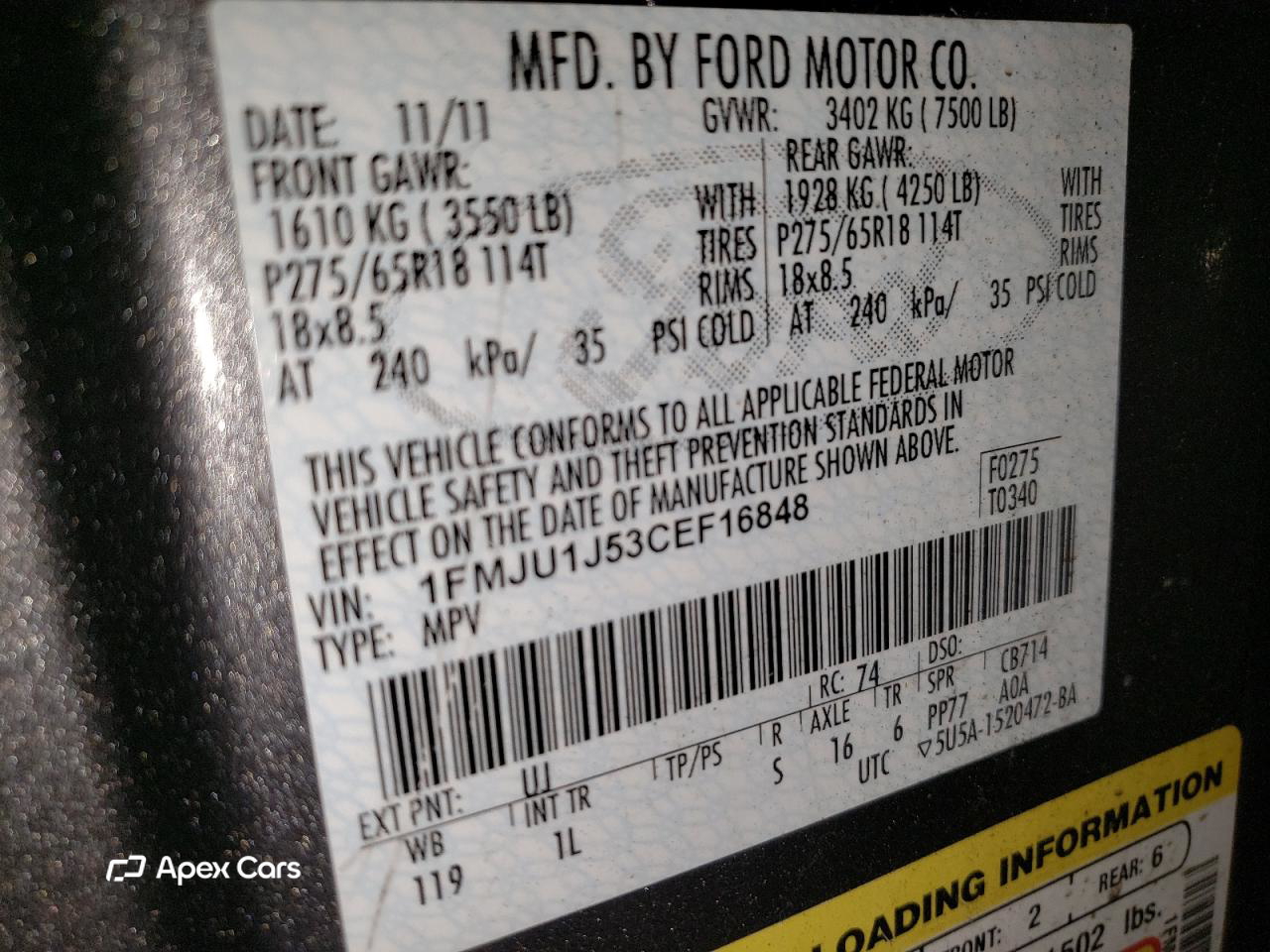 Ford Expedition 2012