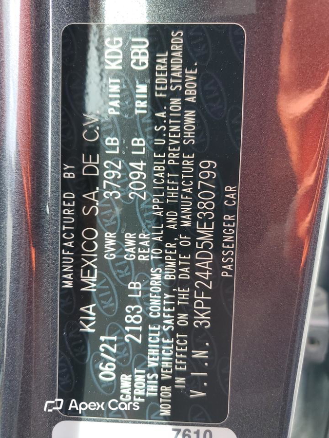 Kia Forte 2021