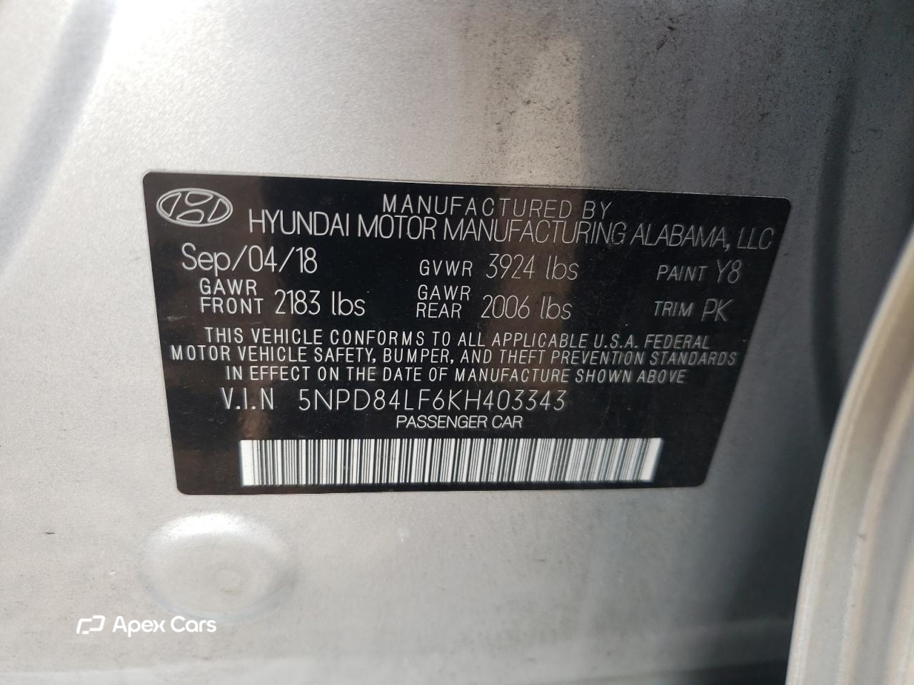 Hyundai Elantra 2019